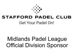 Midlands Padel League Official Division Sponsor